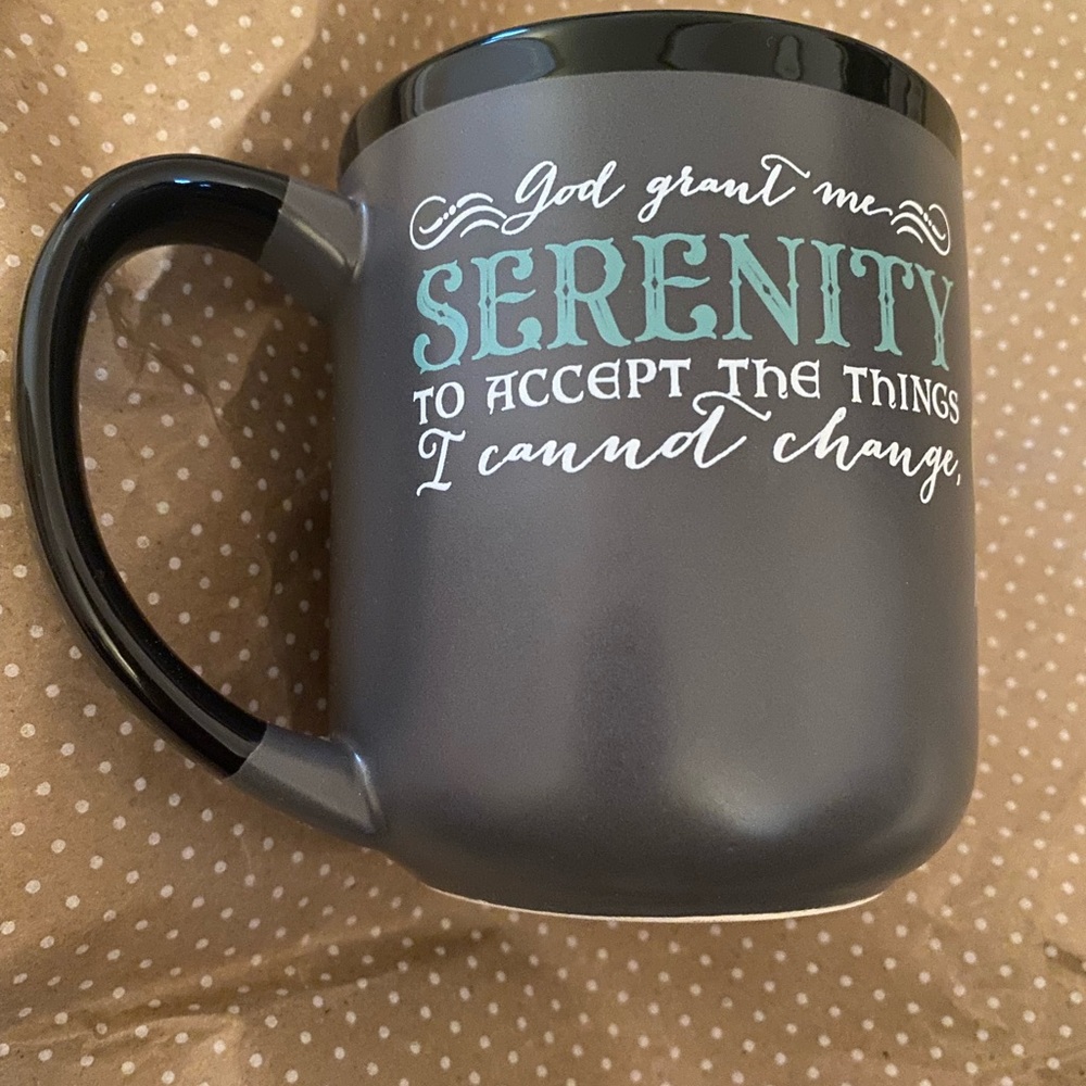 Inspirational mug-SERENITY, COURAGE, WISDOM